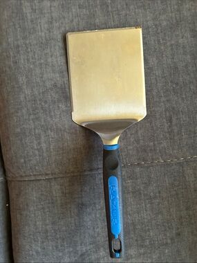 Razor Blue and Black Stainless Steel BBQ Spatula Turner